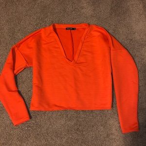 Neon orange shirt